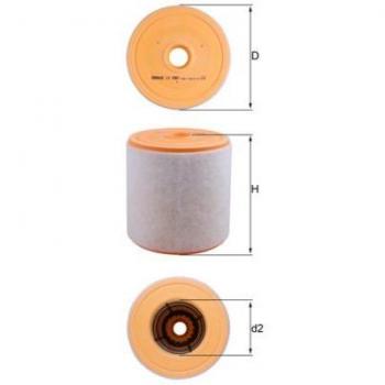Filtro de aire MAHLE ORIGINAL LX 4961 de alta eficiencia y calidad premium
