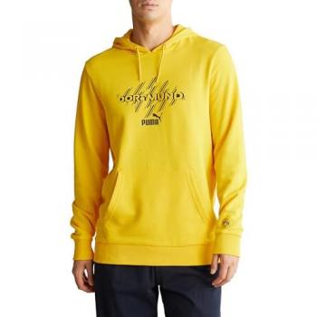 Sudadera con Capucha Puma Borussia Dortmund ftblCULTURE Hombre M Amarillo Sostenible Casual