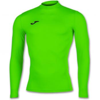 Camiseta de compresión de manga larga Joma Brama Verde Flúor para Niños 8-10 AÑOS