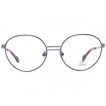 Gafas Graduadas Gianfranco Ferré GFF 0165 005, Armazones para Hombre, Color Negro, Lentes Recetados, Material Acero Inoxidable y Plástico, Protección UV