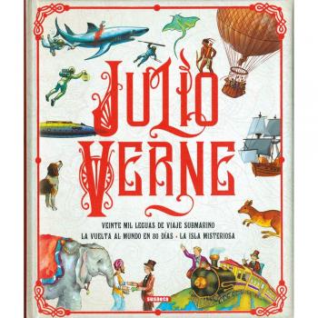 JULIO VERNE Veinte mil leguas...La vuelta al mundo...La isla misteri