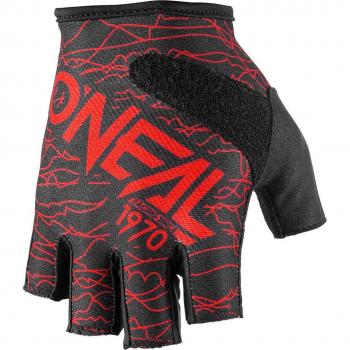 O'Neal Wired Guantes de Bicicleta, Negro/Rojo, L