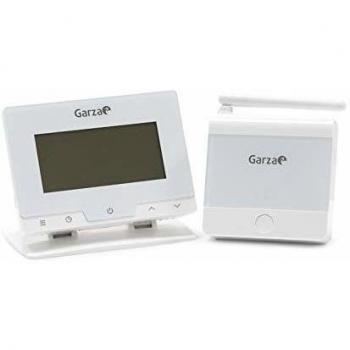 Garza 400617 Termostato Digital inalámbrico programable para Caldera y calefacción. Cronotermostato Controlador de Temperatura táctil y portatil, Blanco