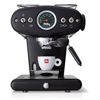 Cafetera Illy X1 Anniversary 1200W para café molido y cialde E.S.E. Negra