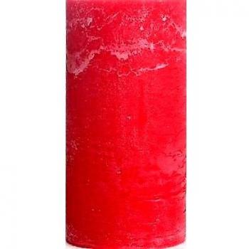 Pillar Candle Stearin Farm Rooster Set Red 135 x 64 mm
