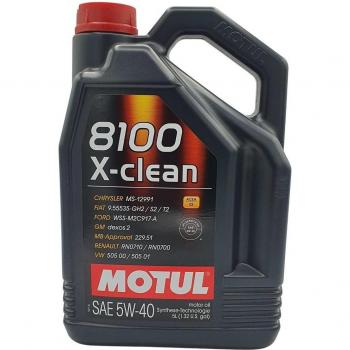 Motul 8100 X-Clean C3 5W-40 Fully Synthetic Engine Oil 5L