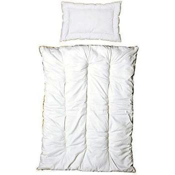Set de Edredón y Almohada para Cuna - 100x135 cm + 40x60 cm - Blanco - Todo Tiempo