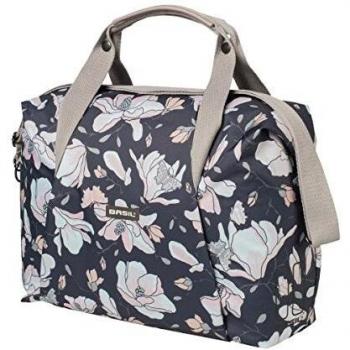 Bolso para bicicleta de magnolia para señoras Basil, polvos en colores pastel, 45 cm x 18 cm x 31 cm