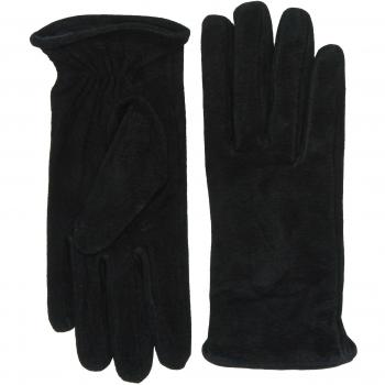 PIECES PCCOMET SUEDE GLOVES - Guantes unisex, color negro, talla Large