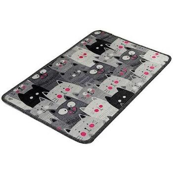 Alfombra de Baño Antialérgica Gatos Sonrojados 100% Micro-Poliamida 40x60 cm