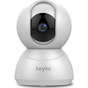 Camara vigilancia camara de seguridad wifi 1080p camara de vigilancia compatible con alexa rotacion de 360 vision nocturna audio bidireccional alerta de movimiento servicio de nube para iosandroid
