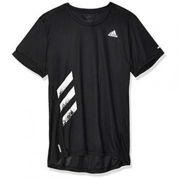 adidas Run It tee PB Camiseta de Manga Corta, Hombre, Black, XL