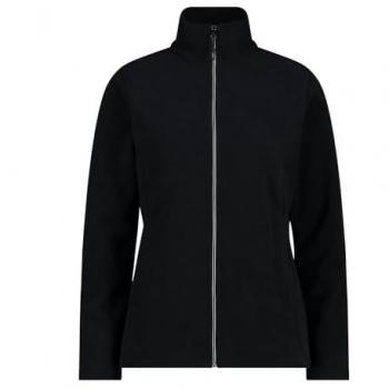 CMP Women's Regular Fit Black Fleece Jacket 33H2356
