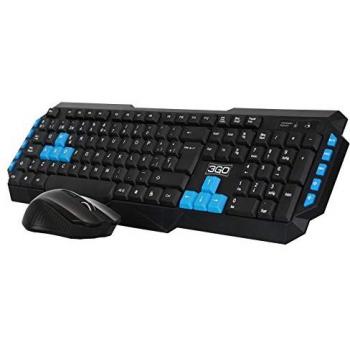 Teclado + Raton 3GO COMBODRILE Negro Multimedia WI