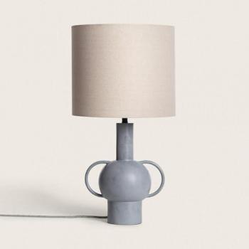 Lámpara de Mesa Resina Goslar - Diseño Único y Elegante - Luz LED E27