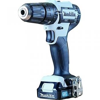 Makita HP333DSAW Taladro Destornillador Eléctrico y Llave de Impacto Inalámbrica 12V, 1700 RPM, Color Negro y Azul, Incluye 1 Batería de 2