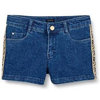IKKS Junior Short Denim Pantalones Cortos, Azul
