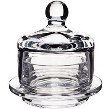 Mini Tartera de Cristal Artesa para Mantequilla 9 x 9.5 cm – Transparente