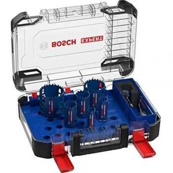 Sierra de Corona Bosch EXPERT Tough Material 9 Unidades para Taladros de Impacto Rotativos
