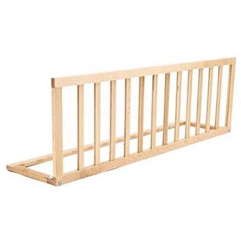 Barandilla Cama Madera Plastimyr The Good Wood - Barrera Seguridad Niños 120 x 2 x 40 cm, Blanco