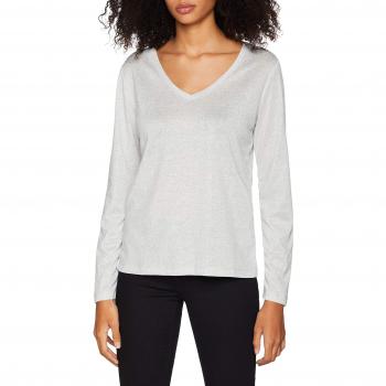 ONLY NOS Onlsilvery L/s V-Neck Top Jrs, suéter para Mujer, Gris