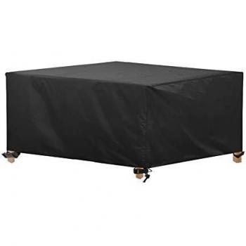 Awnic Funda Mesa Jardín Impermeable, Funda Protectora Muebles Exterior Impermeable Tela Oxford Resistente al Desgarro 245X145X71cm