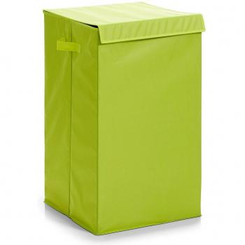 Zeller Poliéster 35 x 60 cm recipiente plegable para la ropa sucia, verde