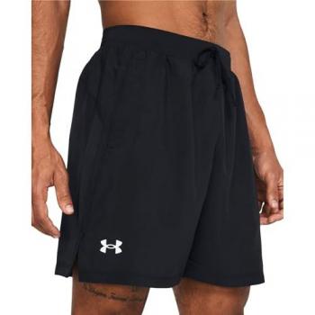 Under Armour Launch 7in Unlined Black Running Shorts for Men - Medium Size