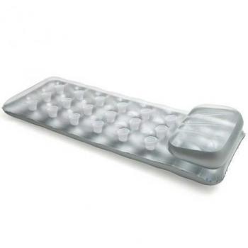 Colchoneta Hinchable Intex 18 Vasos Plateado 188 x 30 x 71 cm