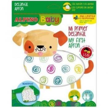 Delantal con Mangas Impermeable Alpino Baby para Niños de 1 a 5 Años