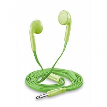Cellularline BUTTERFLYSMARTG Dentro de oído Binaurale Alámbrico Verde - Auriculares