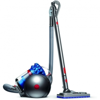 Dyson Cinetic Big Ball Musclehead - Aspiradora sin bolsa de trineo, 1200 W de potencia, 250 W de succión, capacidad del cubo 1,6 l, color azul