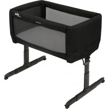 Joie - Cuna de Colecho Roomie Go, cuna portátil con función de colecho, fácil de transportar, ajuste a diferentes alturas, malla transpirable para mayor visibilidad y ventilación, colchón suave incluido, plegable y