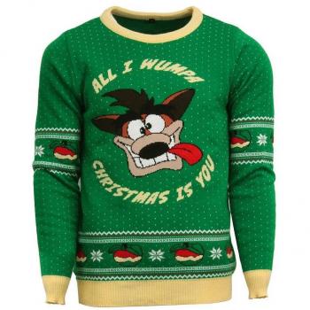 Official Crash Bandicoot Christmas Jumper / Ugly Sweater - UK L / US M