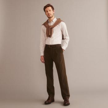 Pantalón sport un pliegue de hombre Verhunt