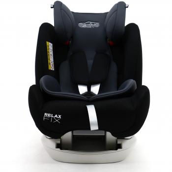 Asalvo - Silla de coche grupo 0123 Relax Fix , Color Negro