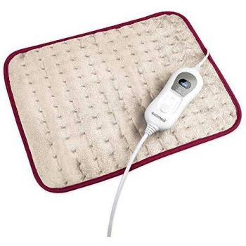 Medisana HP-40E Almohadilla eléctrica, super polar, 3 ajustes de temperatura, protección contra sobrecalentamiento, desconexión automática, lavable, para espalda, cuello, hombros, 2ª generación