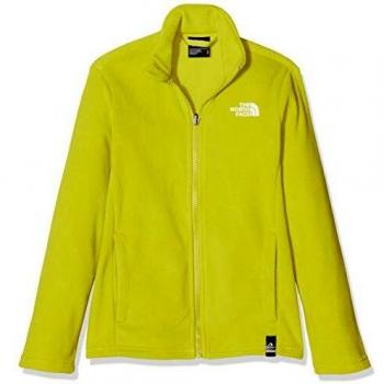 The North Face Y Snow Quest FZ R - Forro Polar para niños, Infantil, Color Citro Green, tamaño Medium