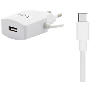 X-One cargador pared 1x USB 2.1 + 1x Tipo-C Blanco