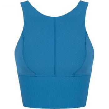 Top de mujer Zoe Born Living Yoga en color rosa pastel con diseño de canalé y tejido transpirable - Ideal para practicar yoga y pilates