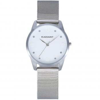 Reloj Radiant RA593201 para mujer, 36mm, diseño elegante y moderno, resistente al agua, con correa de acero inoxidable y esfera analógica