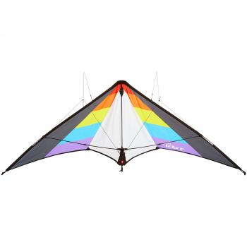 Eolo - Cometa acrobática, Cometas para niños, 163x67cm, con 2 asa rectangulares, Pop Up, diseño de flamas,, con bolsa de transporte, + 10 años, CB Toys