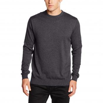 ESPRIT Basic - Regular Fit, suéter Hombre, Gris