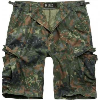 Shorts BDU Ripstop Flecktarn para Hombre - Multicolor Verde (Talla L)
