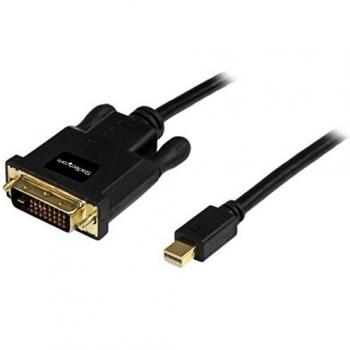 StarTech.com Cable de 1,8m Adaptador de Vídeo Mini DisplayPort a DVI-D - Conversor Pasivo - 1920x1200 - Negro