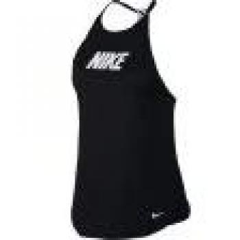 Nike W NK TR SPRT DSTRT ELSTKA GRX Tank, Mujer, Black/White, S