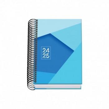 AGENDA ESCOLAR (2024-25) DOHE BASIC TANGRAM ESPIRAL TAPA EXTRADURA A6 120X170 D/P AZUL