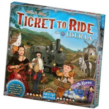 Juego de mesa Aventureros al Tren: Iberia y Corea del Sur, edad recomendada 8 años