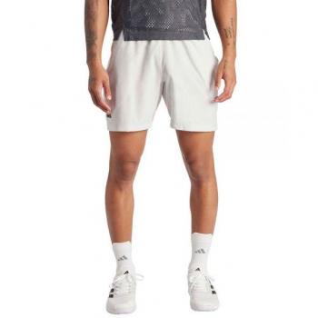 Pantalón Corto Adidas 2N1 Pro para Alto Rendimiento en color gris, diseñado para hombres, ideal para pádel y deportes de alto rendimiento, con tecnología de secado rápido y comodidad máxima