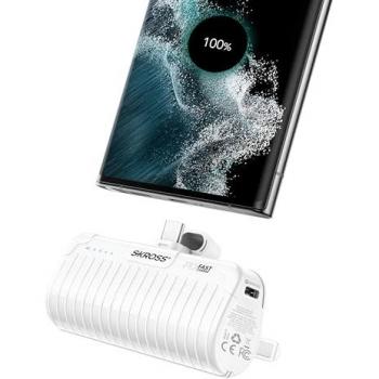 Power Bank 5000 mAh con Soporte y Carga Rápida 20W USB-C